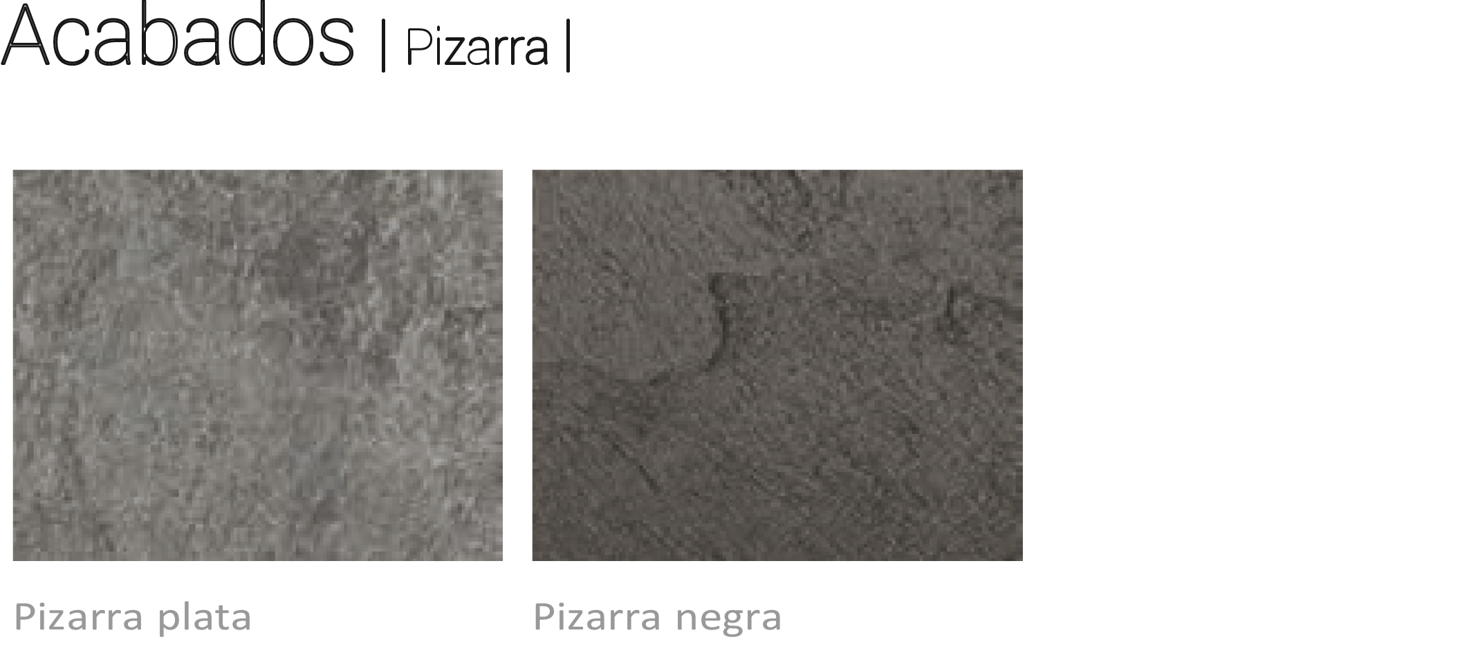 Acabados pizarra - Pachecocinas